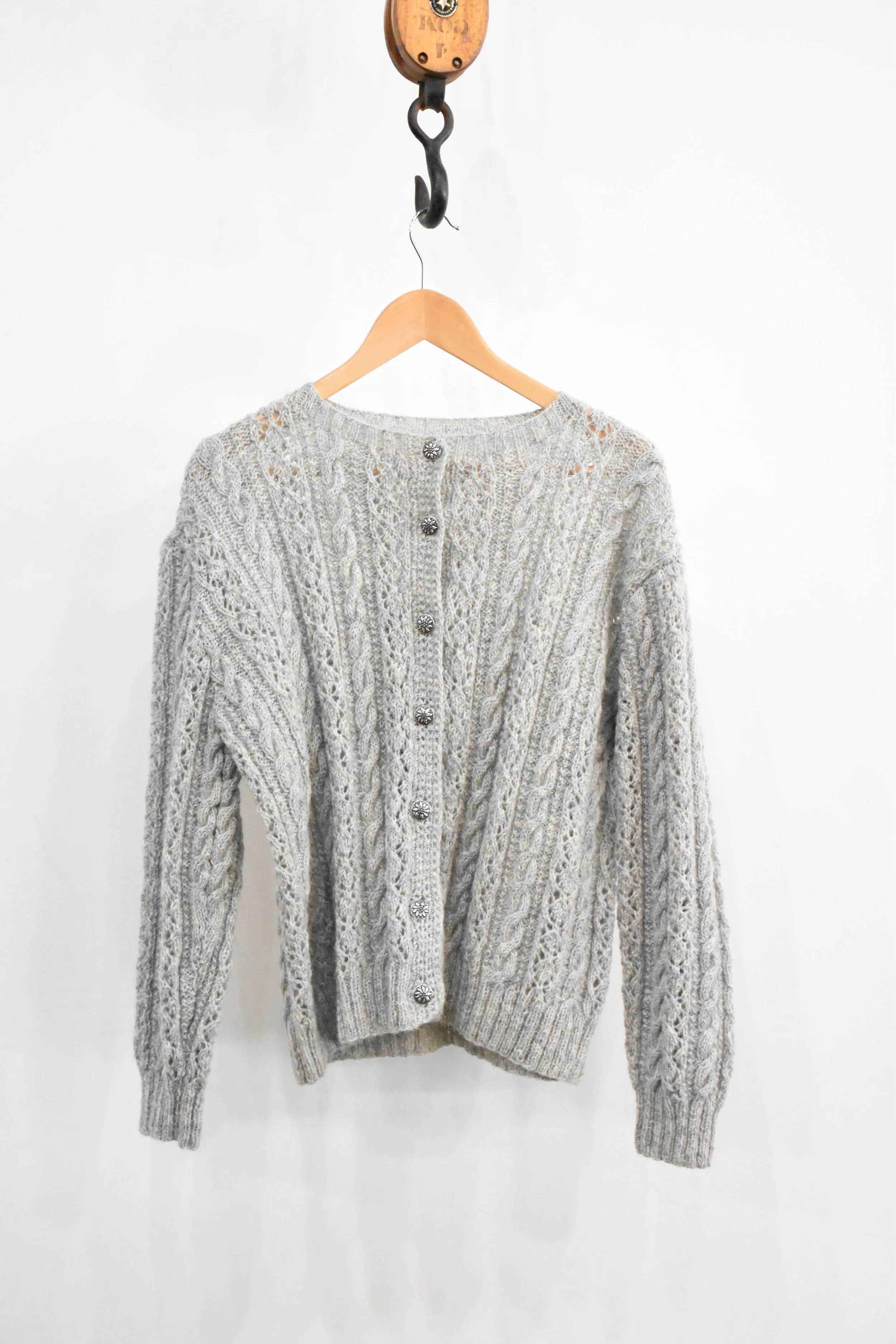 Grey Cable Knit