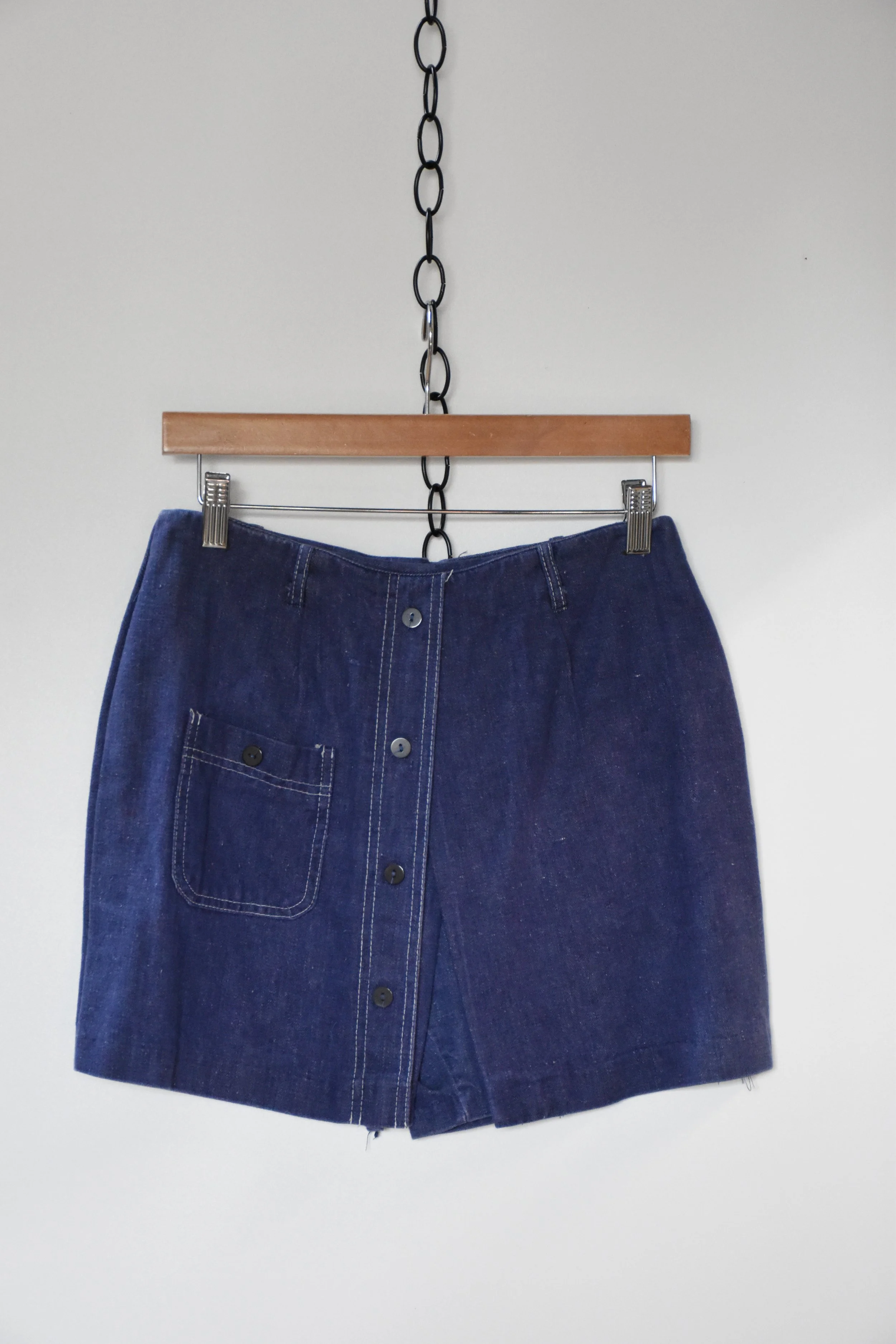Cotton Pocket Skirt