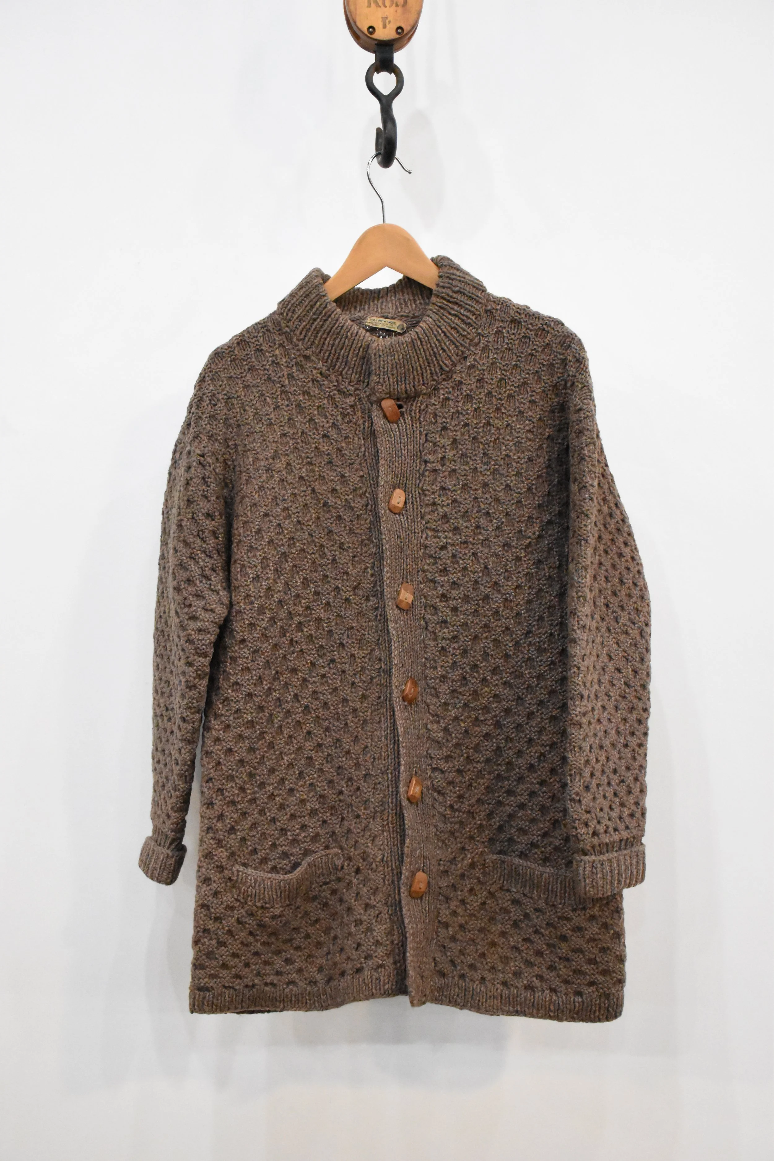 Brown Button Cardigan