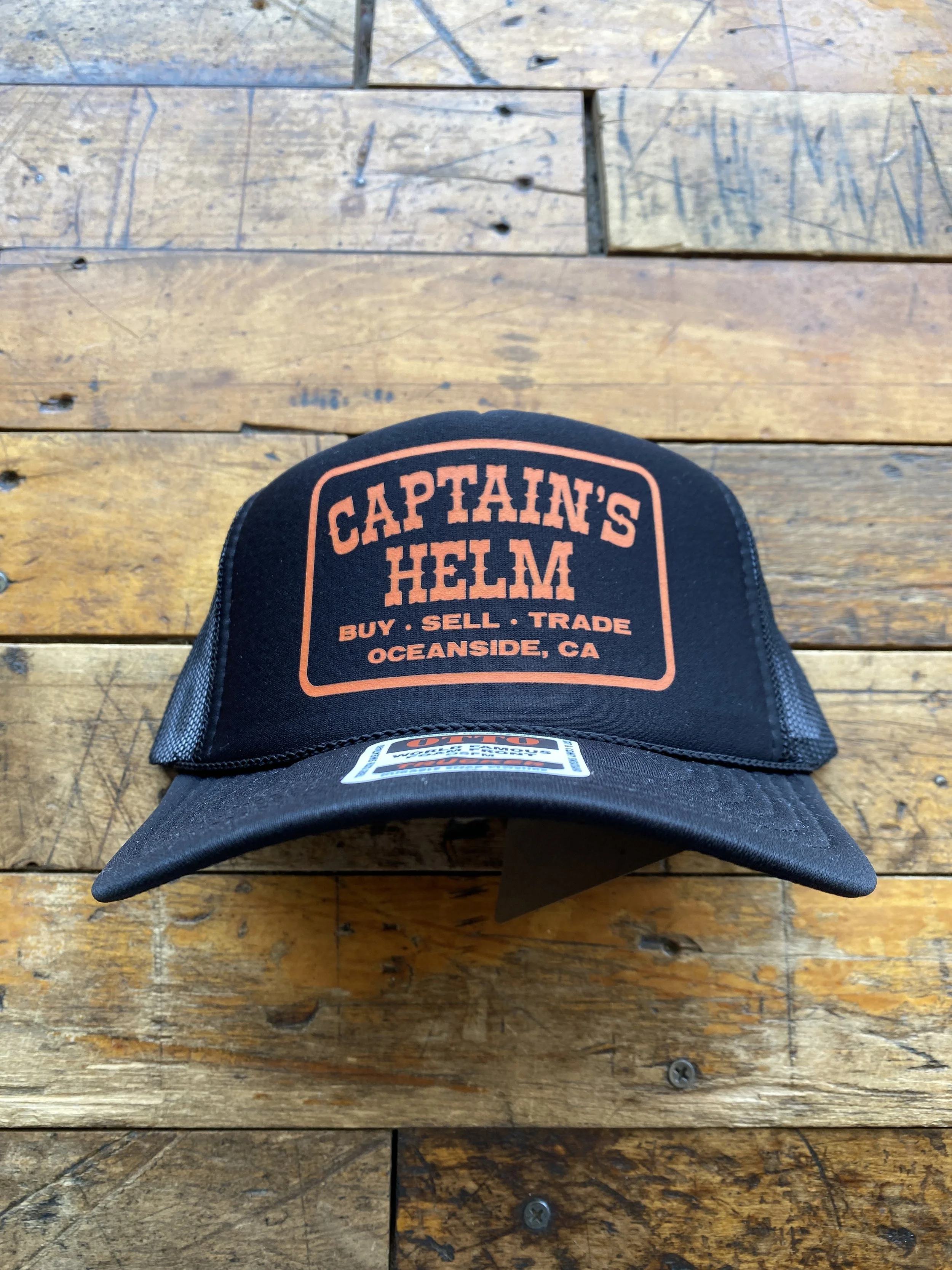 帽子 CAPTAINS HELM SUMMER CORD HAT BLACK Captain's Helm Hat — Captain's Helm