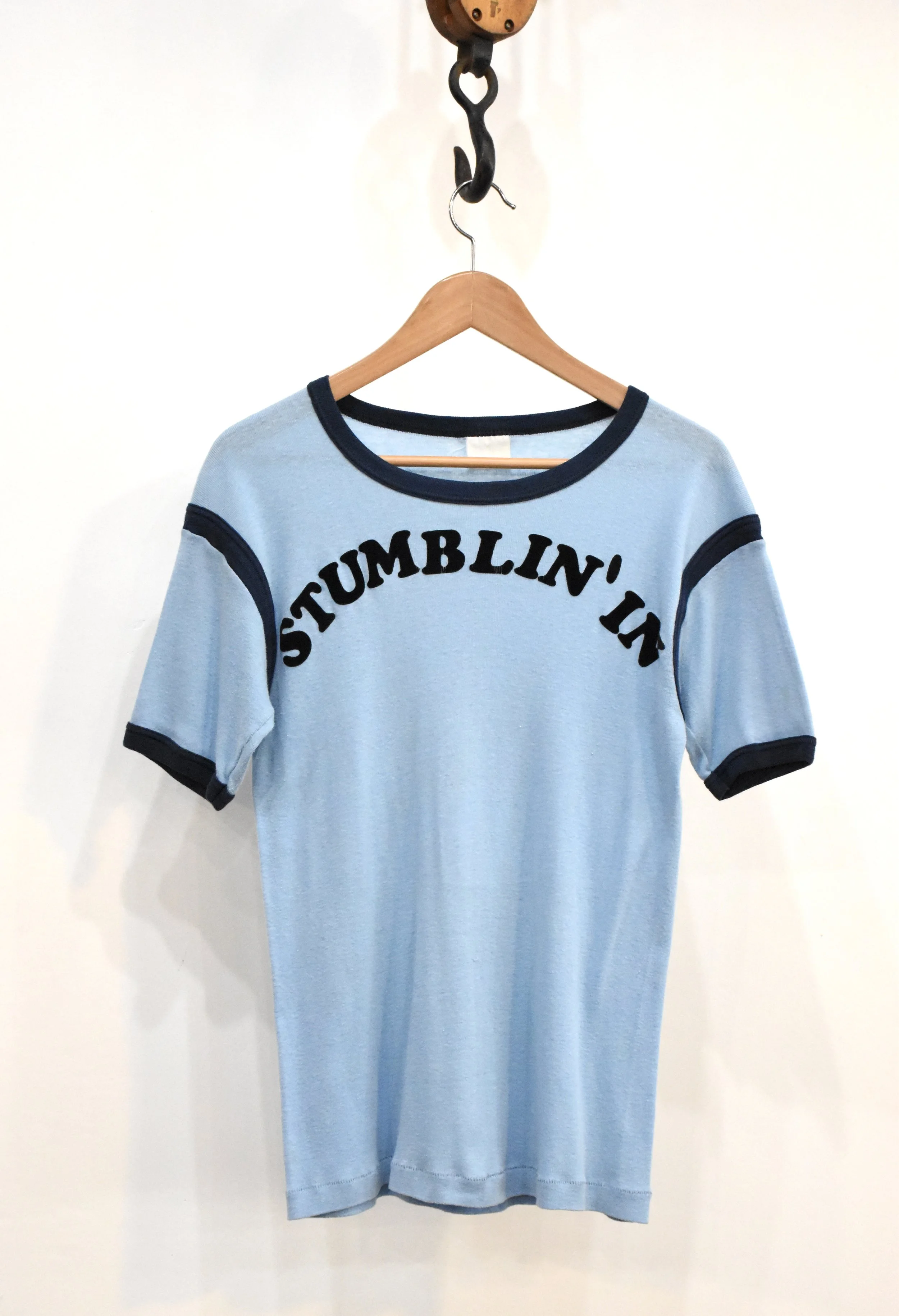 Stumblin in Ringer Tee