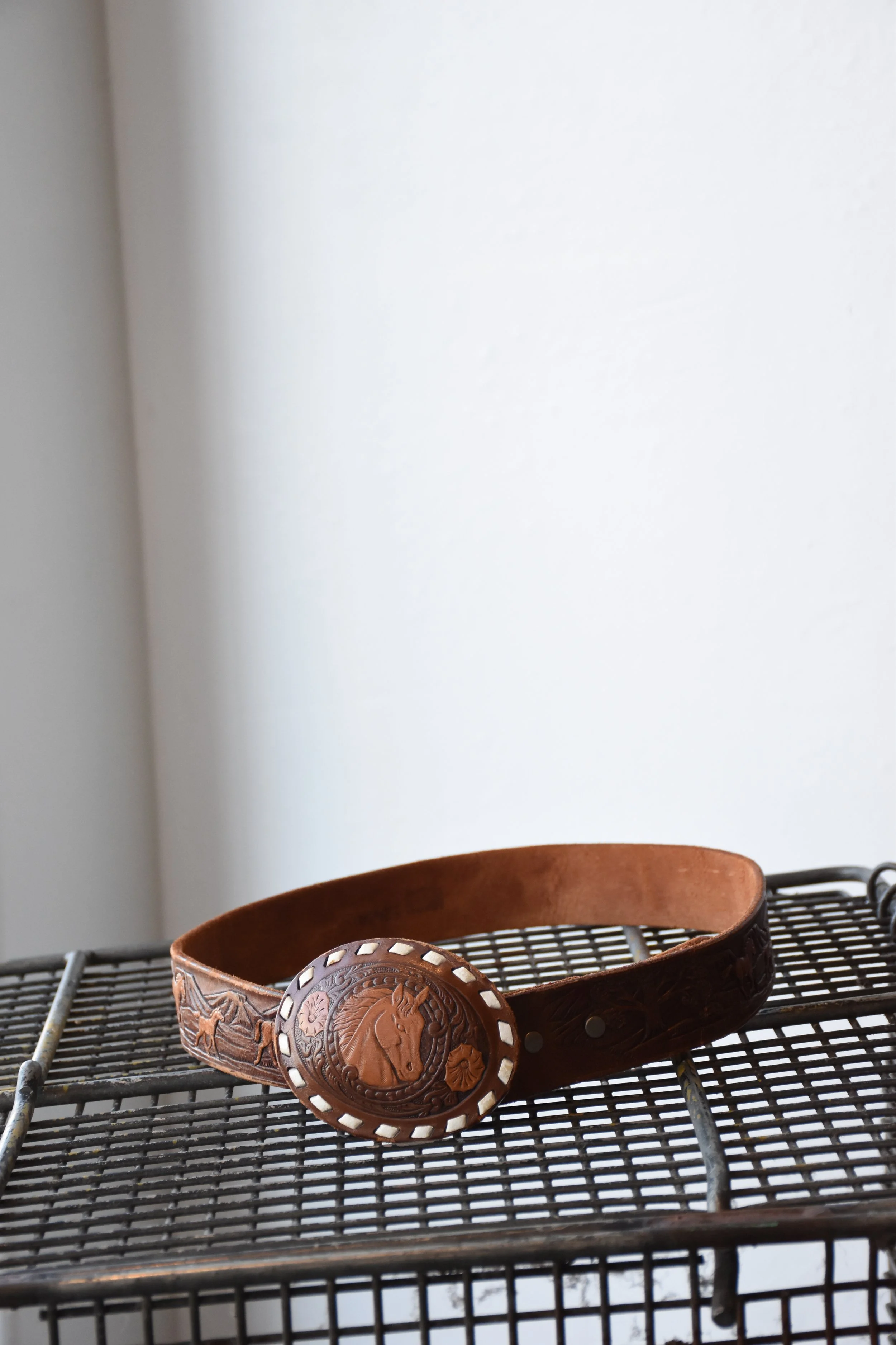 Hand Painted Horse Belt