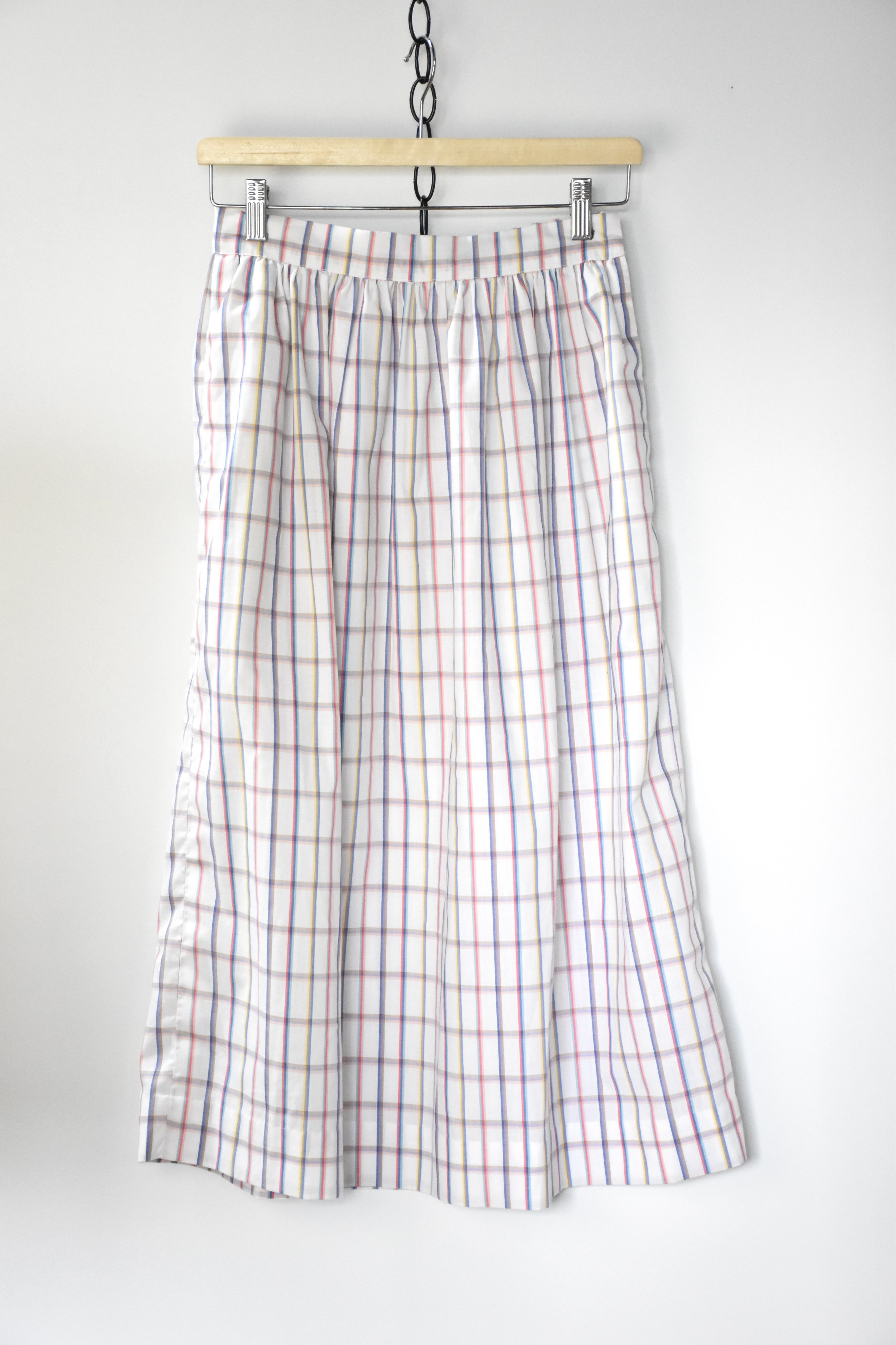 Primary Plaid Skirt