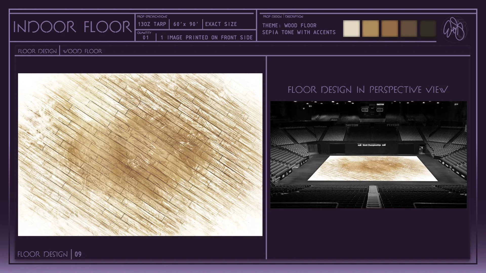 Wood Grain Tarp