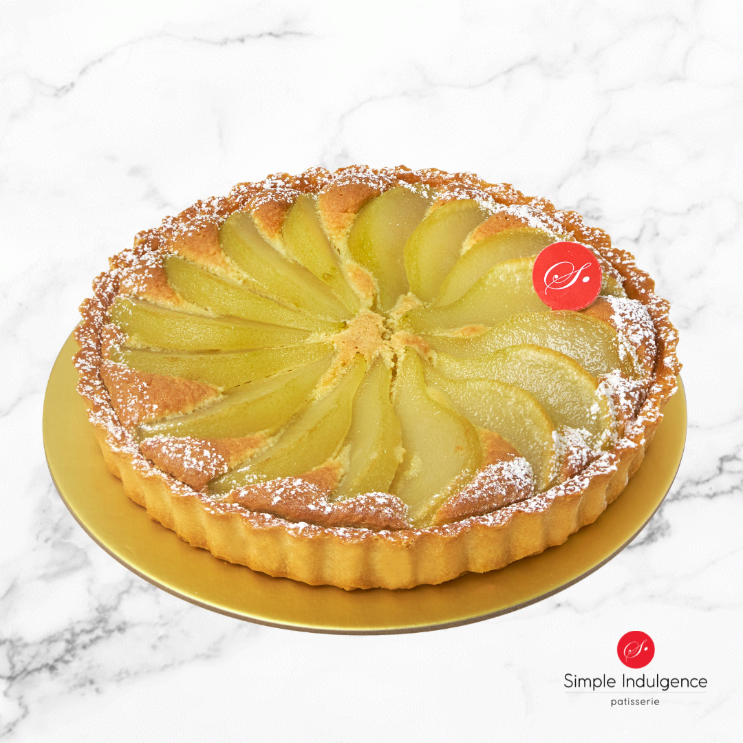 Poached Pear Cashew Tart-Simple Indulgence Patisserie | Real Food Real ...