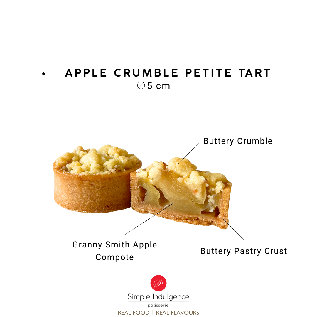 Apple Crumble Petite Tarts