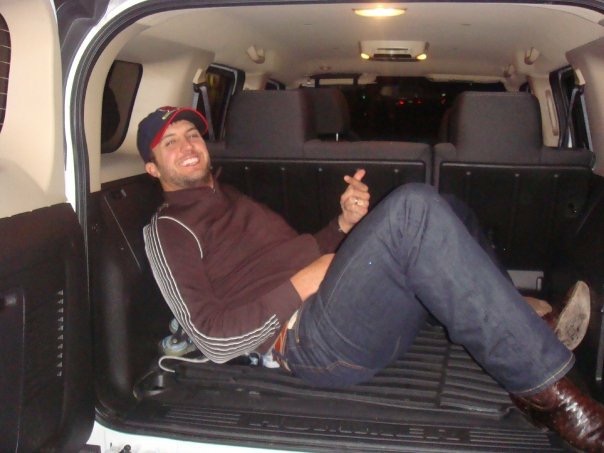 The night Luke Bryan stuffed himself in the back of my old Hummer.