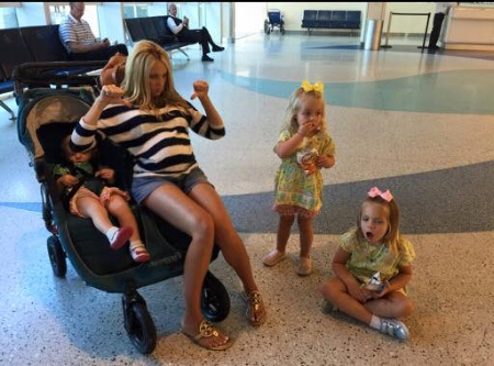 Real Life pregnant mother, three toddlers, lost luggage and sitting in my City Mini Double. I can actually fit all the way in comfortably when not pregnant.
