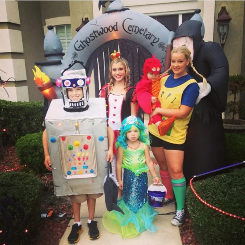Sara's first Halloween with our family.