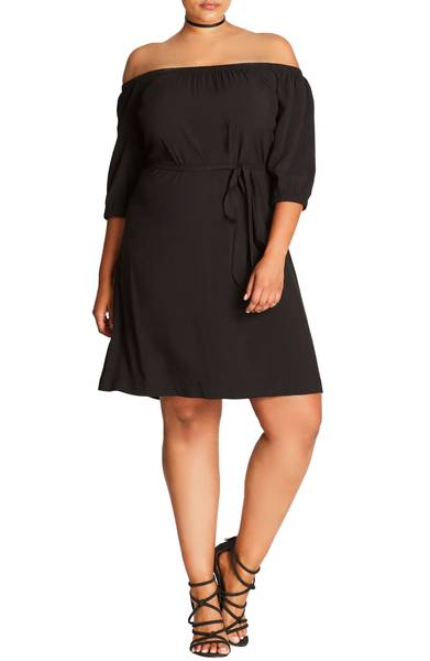 City Chic shift dress from Nordstrom