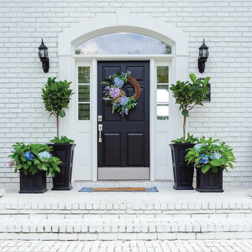 Front Porch Planter Hack on HGTV