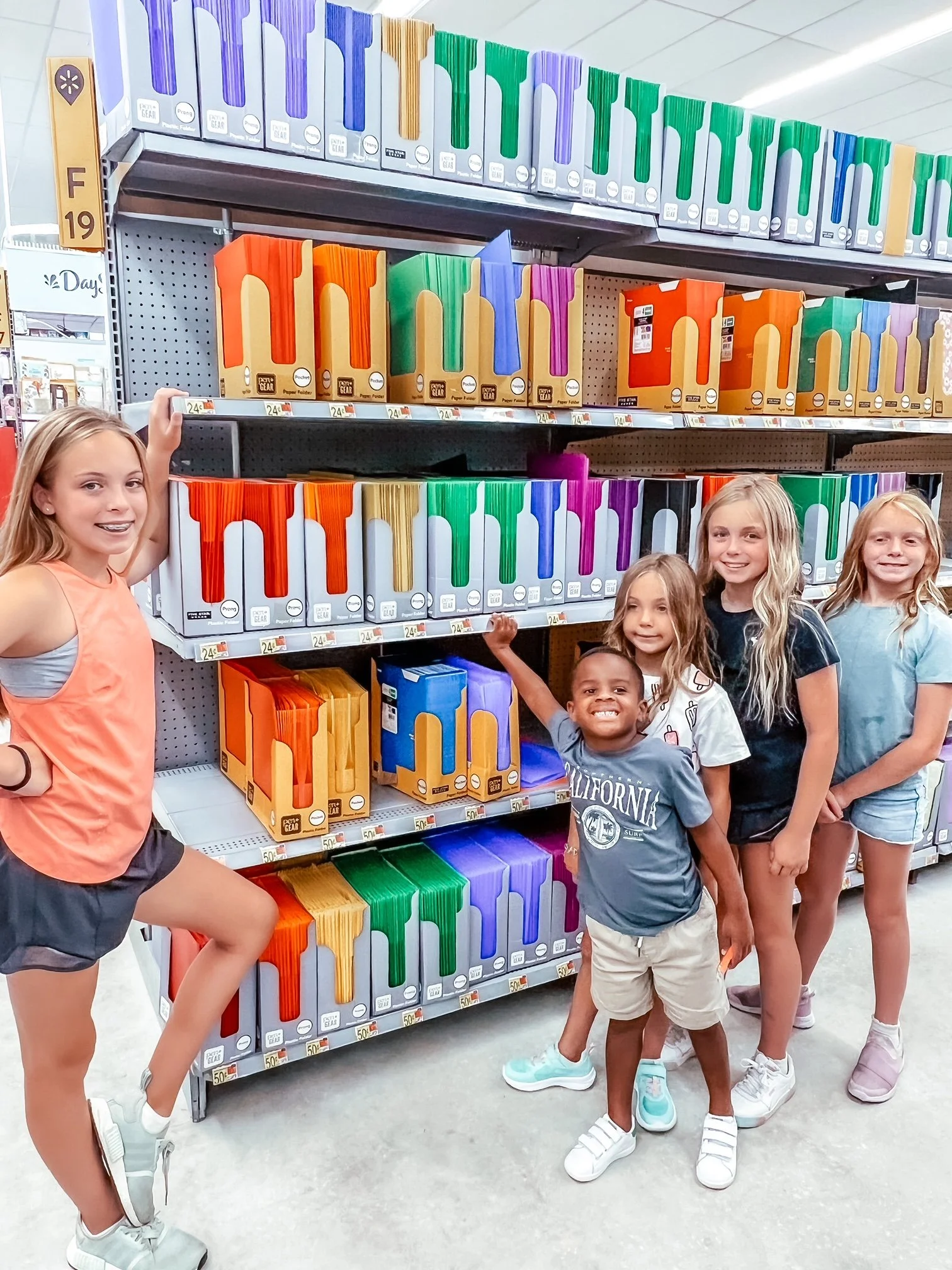 5 Kids + 42 Back to School Items = $50 at Walmart
