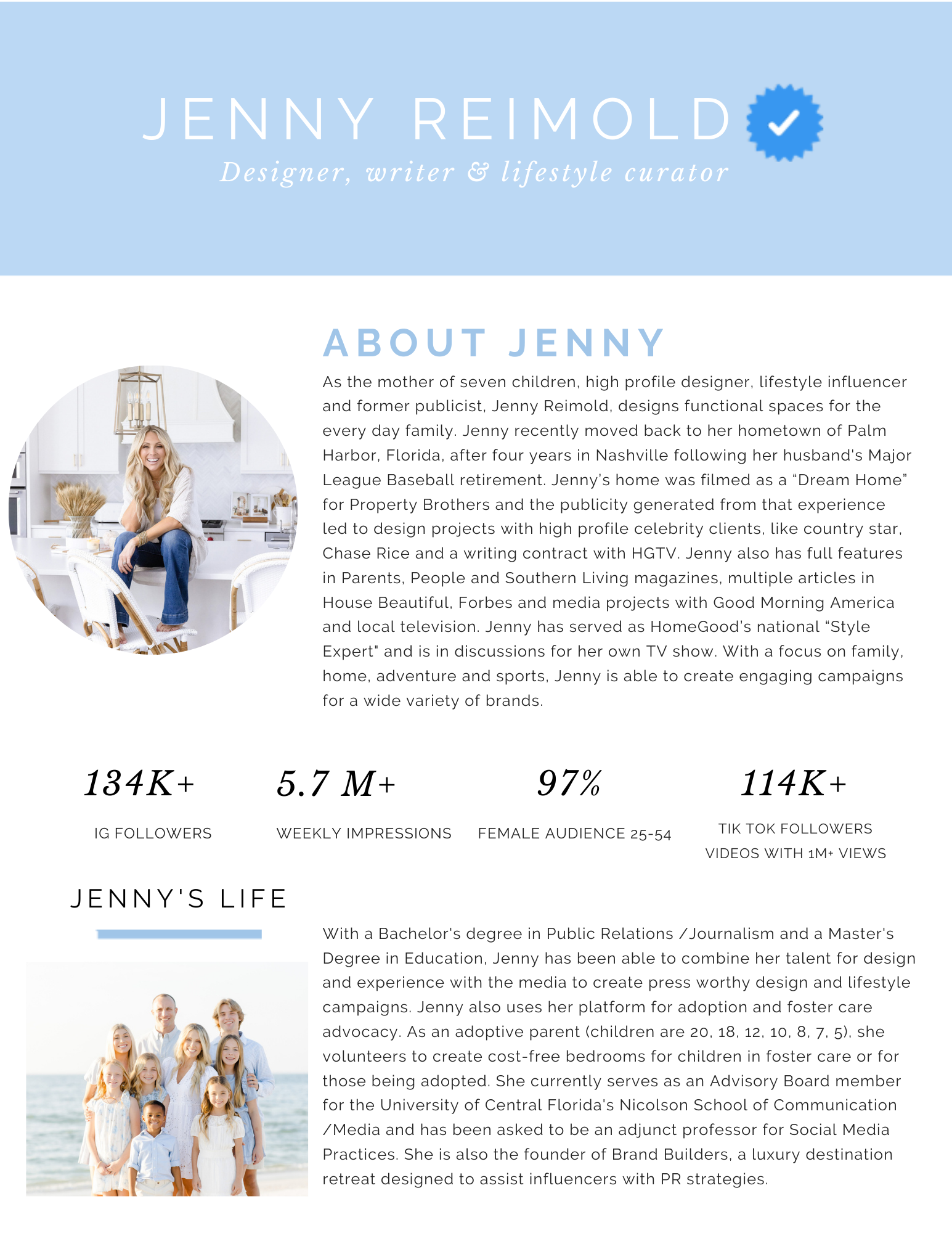 Jenny Reimold's Media Kit: February 2023