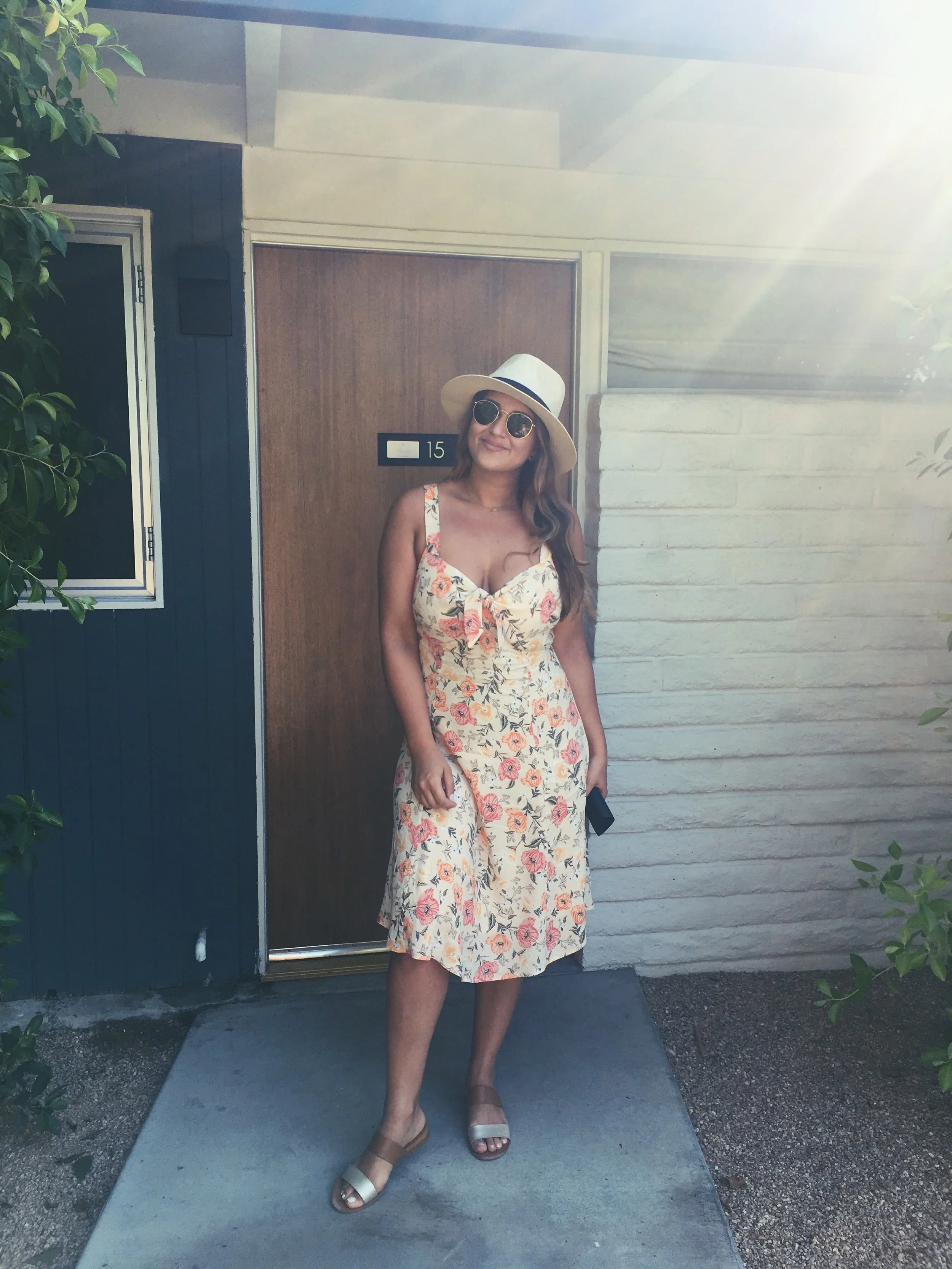 90-100 degree temps everyday means nothing but sundresses, sandals and lots of hats and sunnies 
