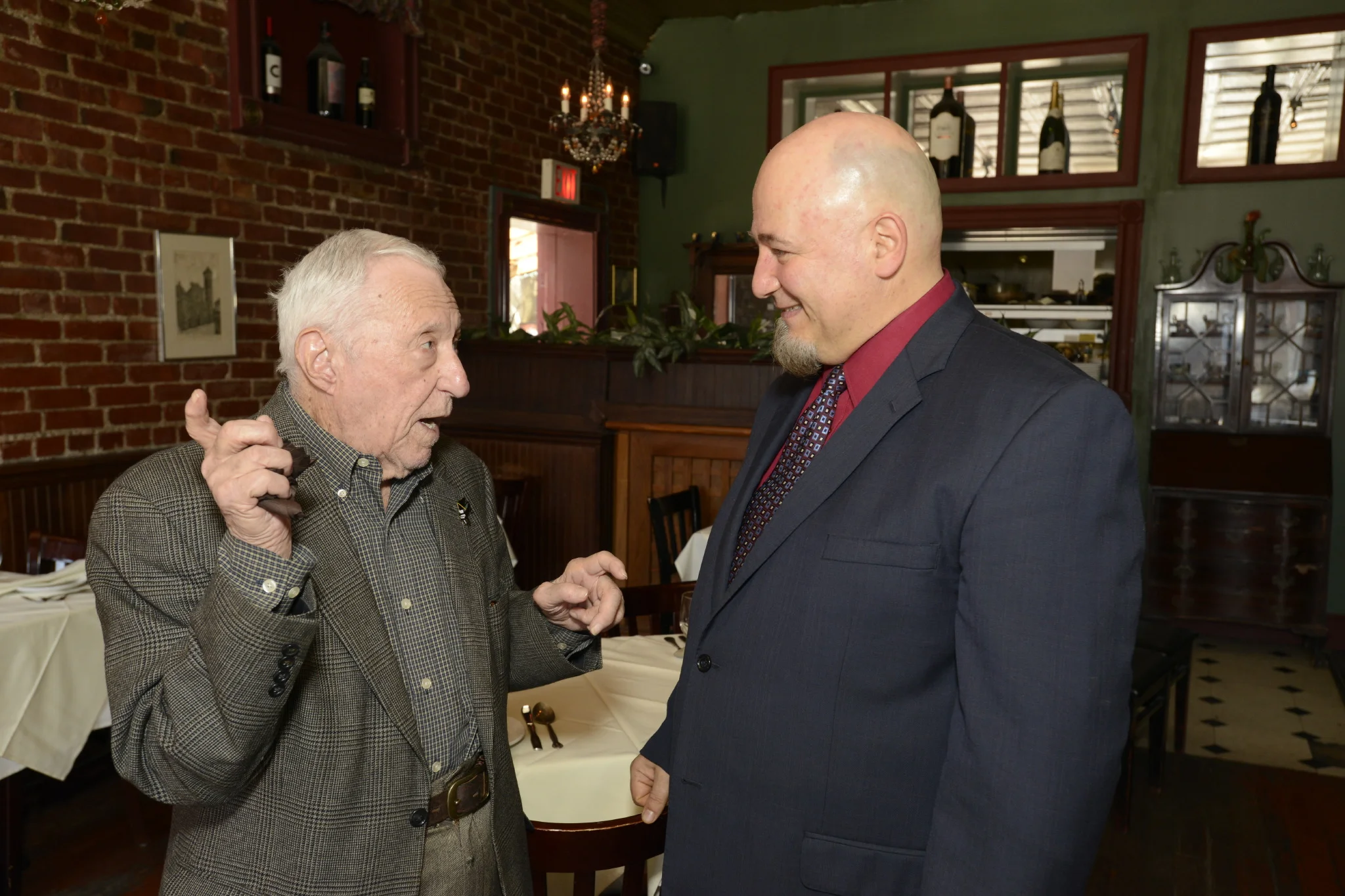 Fred Taylor with Rich Marino