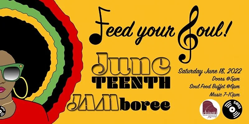 JUNETEENTH JAMBOREE with Soul Food Buffet and Live Music