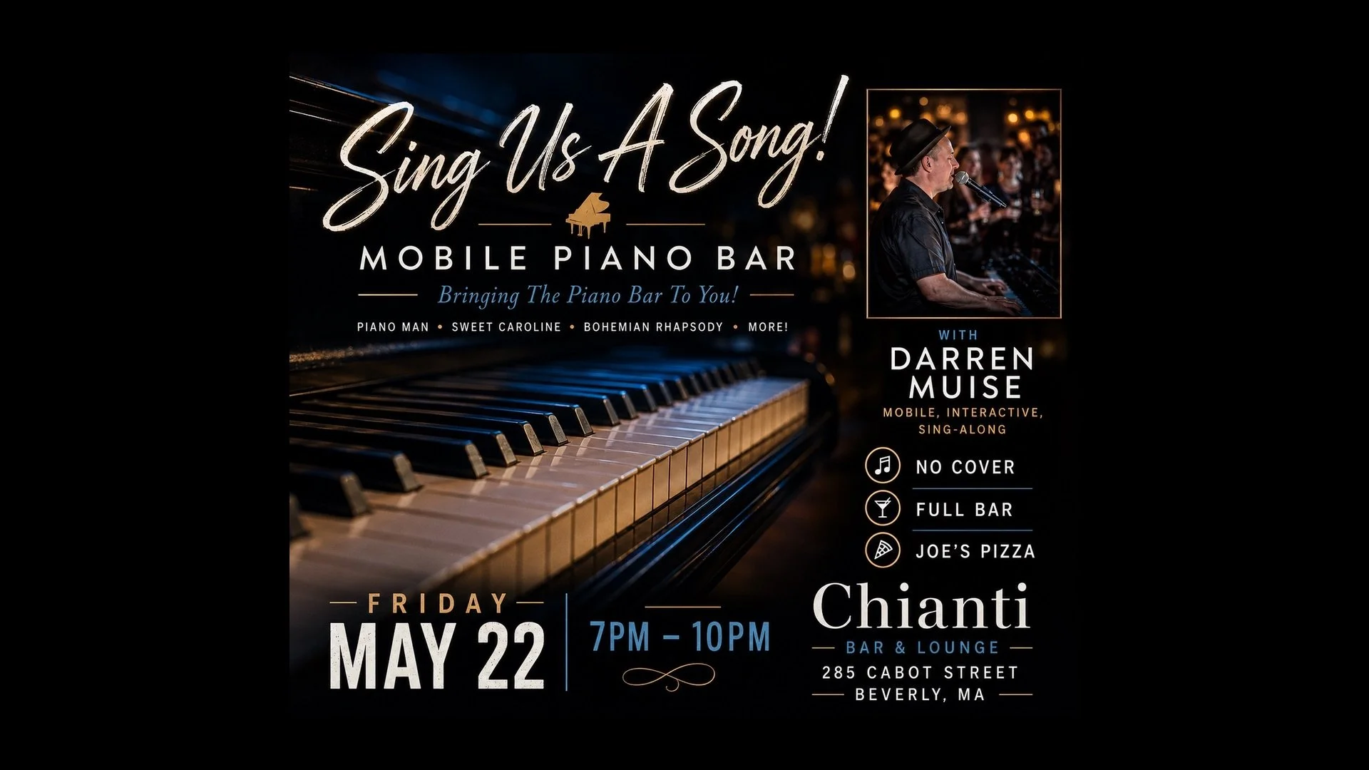 Piano Bar Night with Darren Muise