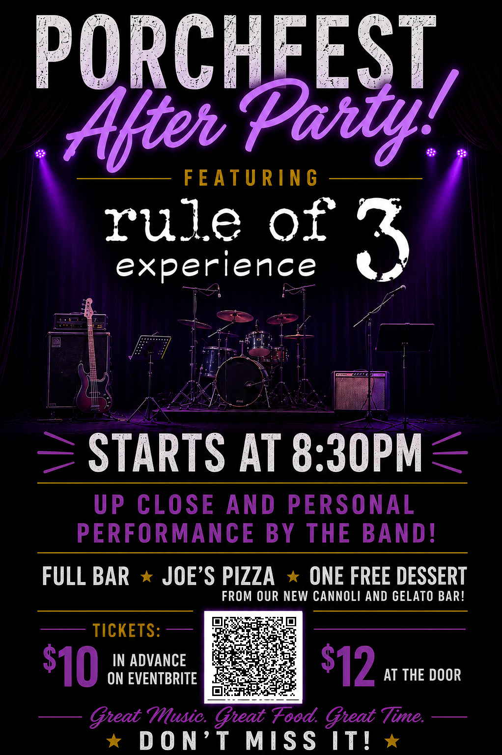 Porchfest After Party w/ Rule of 3
