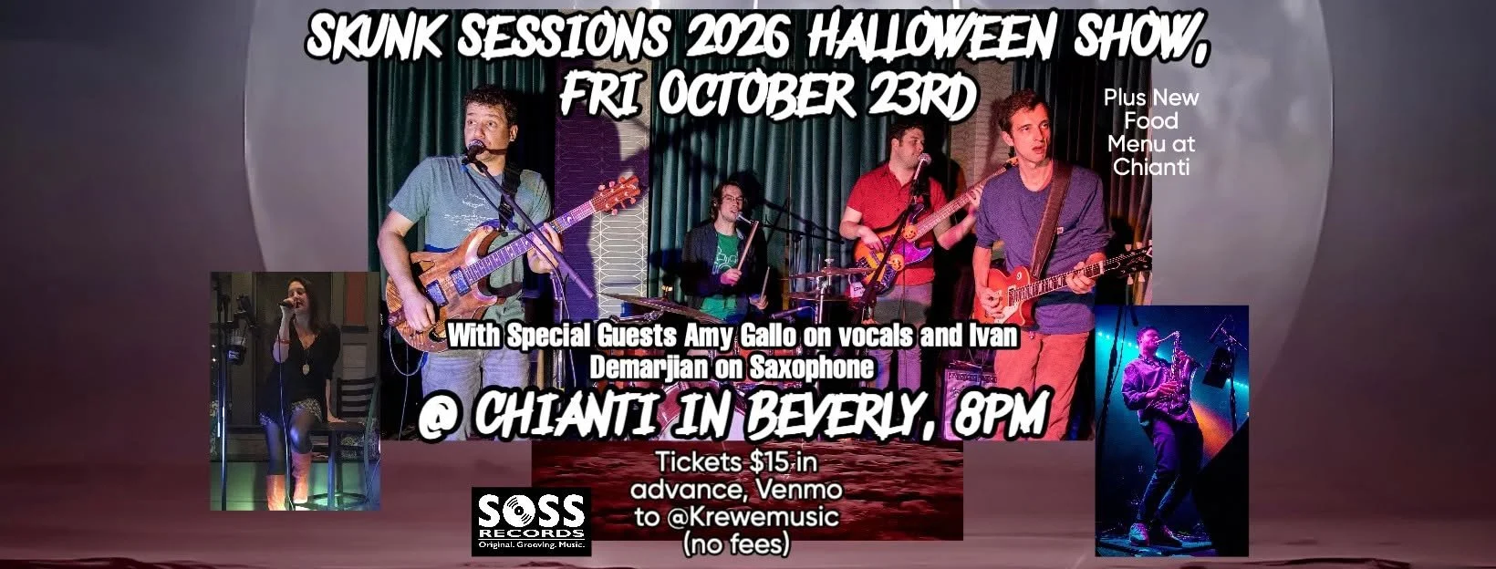Skunk Sessions 2026 Halloween Show ft. Amy Gallo &amp; Ivan Demarjian