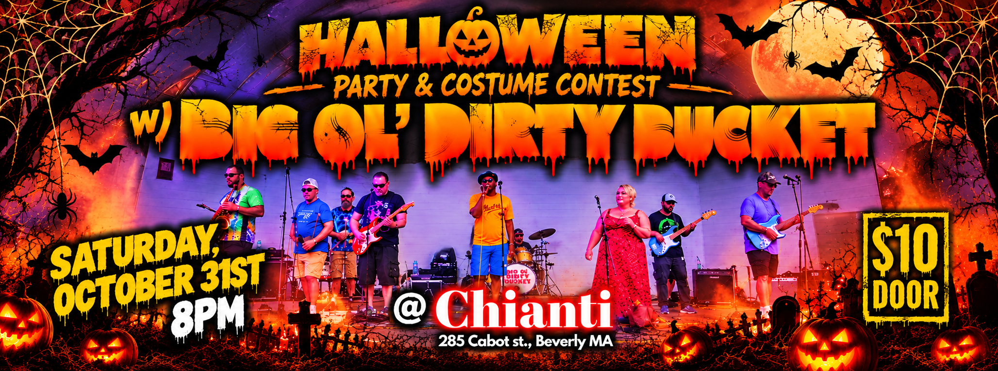 Halloween Party and Costume Contest w/ Big Ol' Dirty Bucket