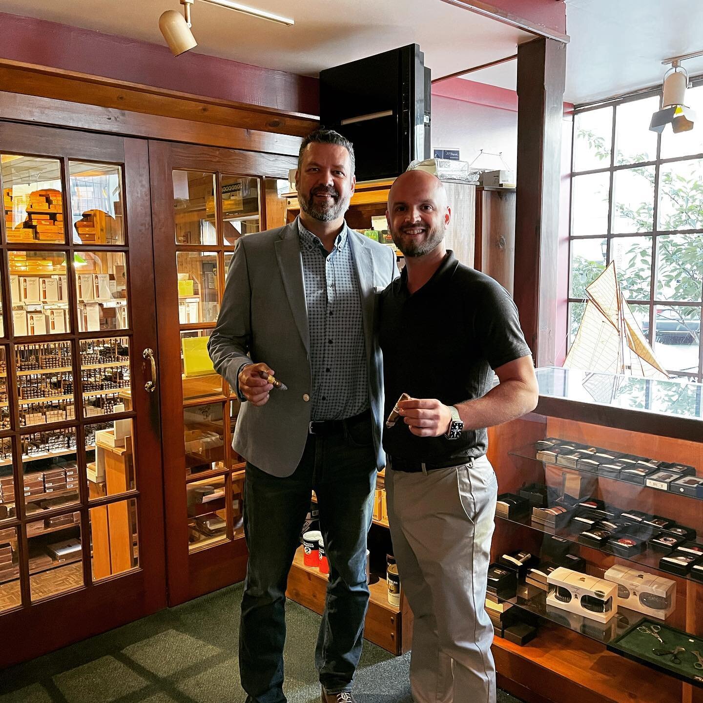 Thank you so much to Oliver Nivaud @havana_daydreamin from United Cigar (Atabey, Byron, &amp; Bandolero) for stopping by our store! It was a pleasure seeing you again and having you meet some of our customers. Come back again soon!

#unitedcigars #at