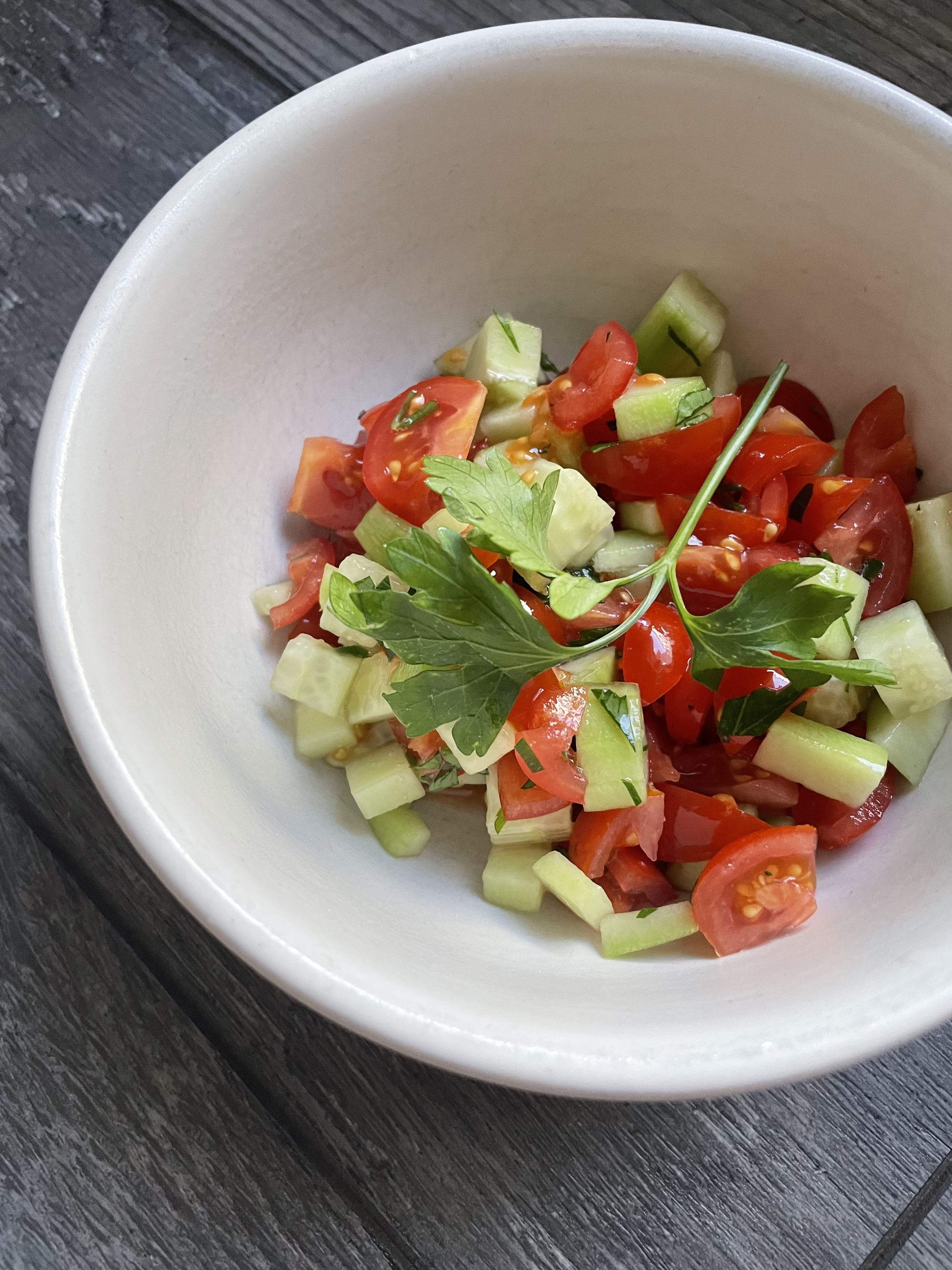 Cucumber and Tomato Salad