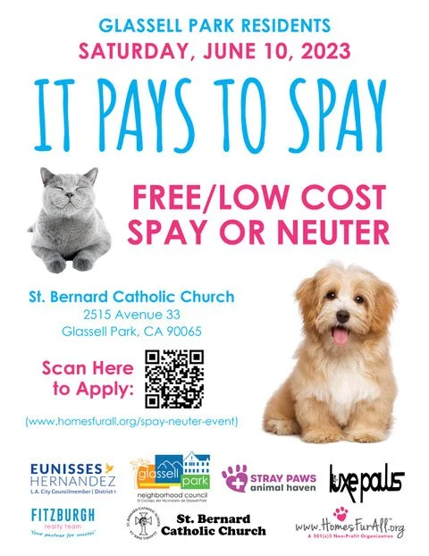 It Pays to Spay- Glassell Park