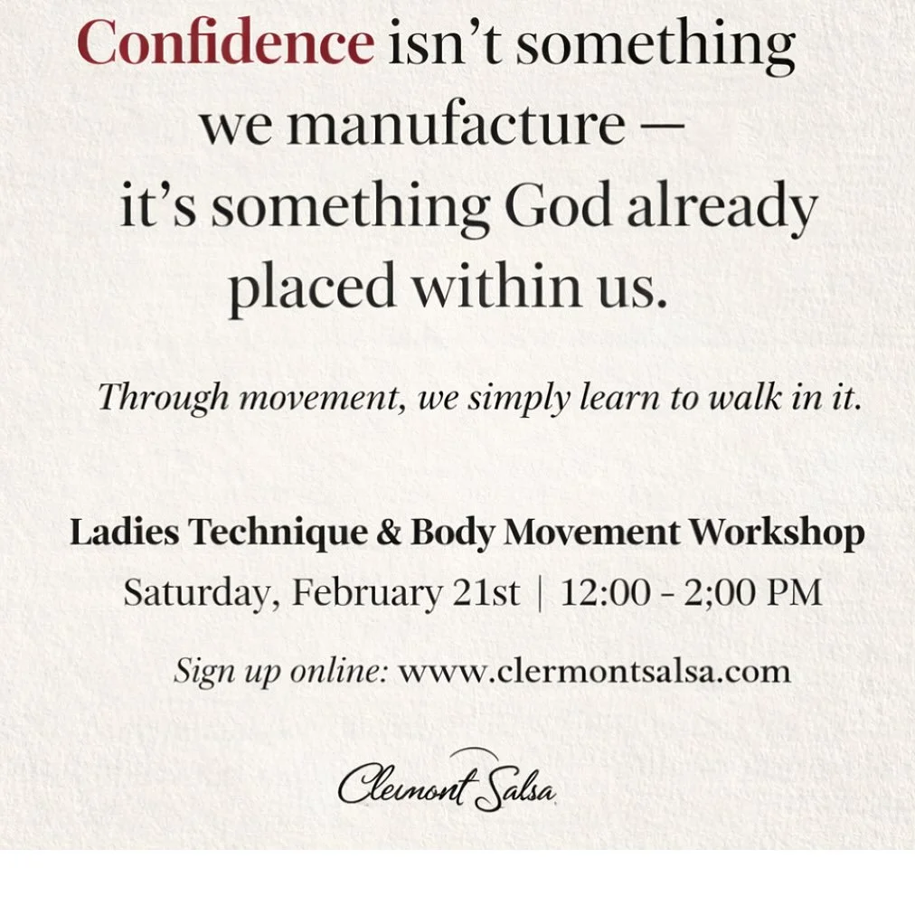 So many women shrink themselves without even realizing it.

But confidence isn&rsquo;t something we manufacture&hellip;
it&rsquo;s something God already placed within us.

Through movement, posture, and expression, we simply learn to walk in it.

Thi