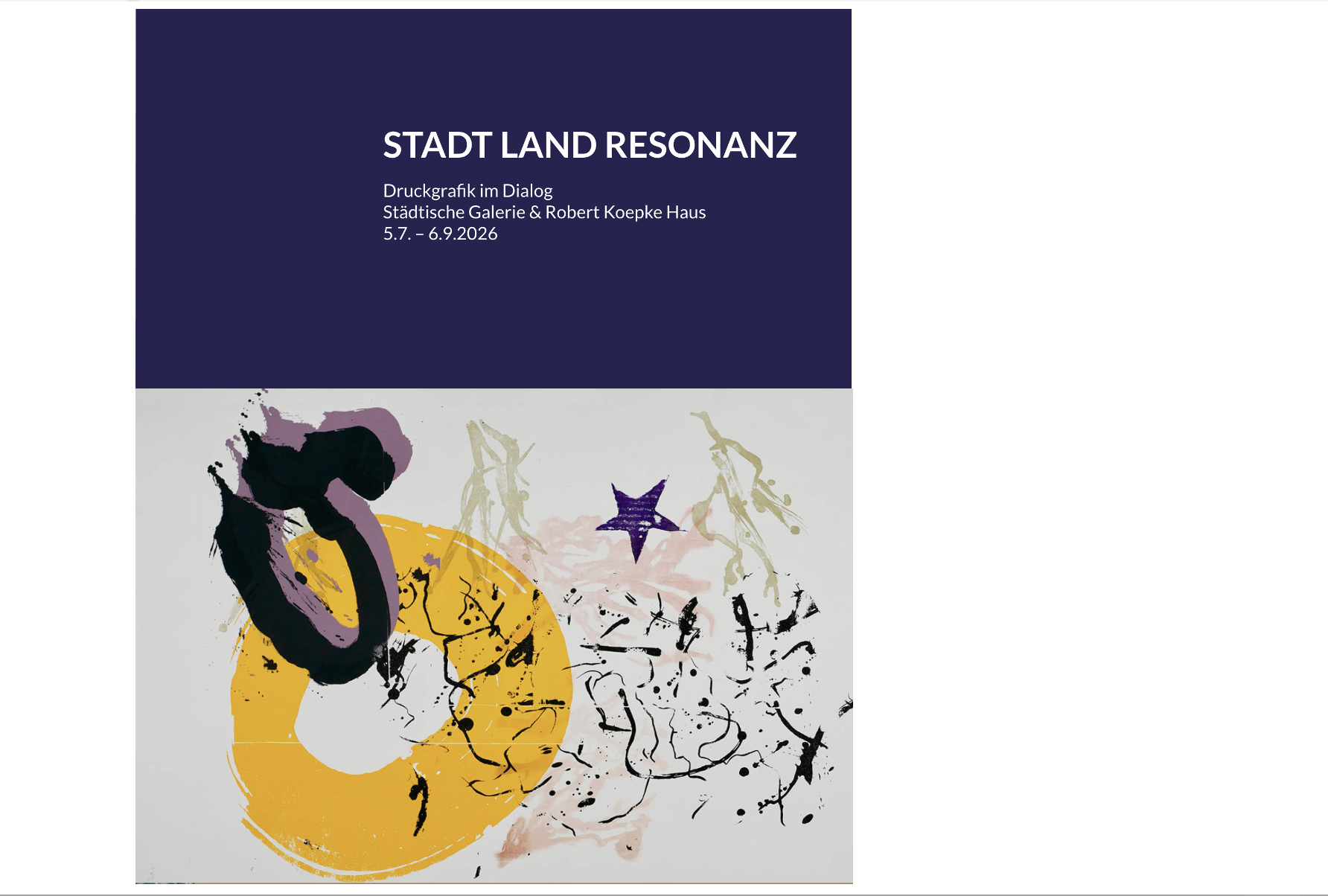 Stadt Land Resonanz - Druckkunst im Dialog