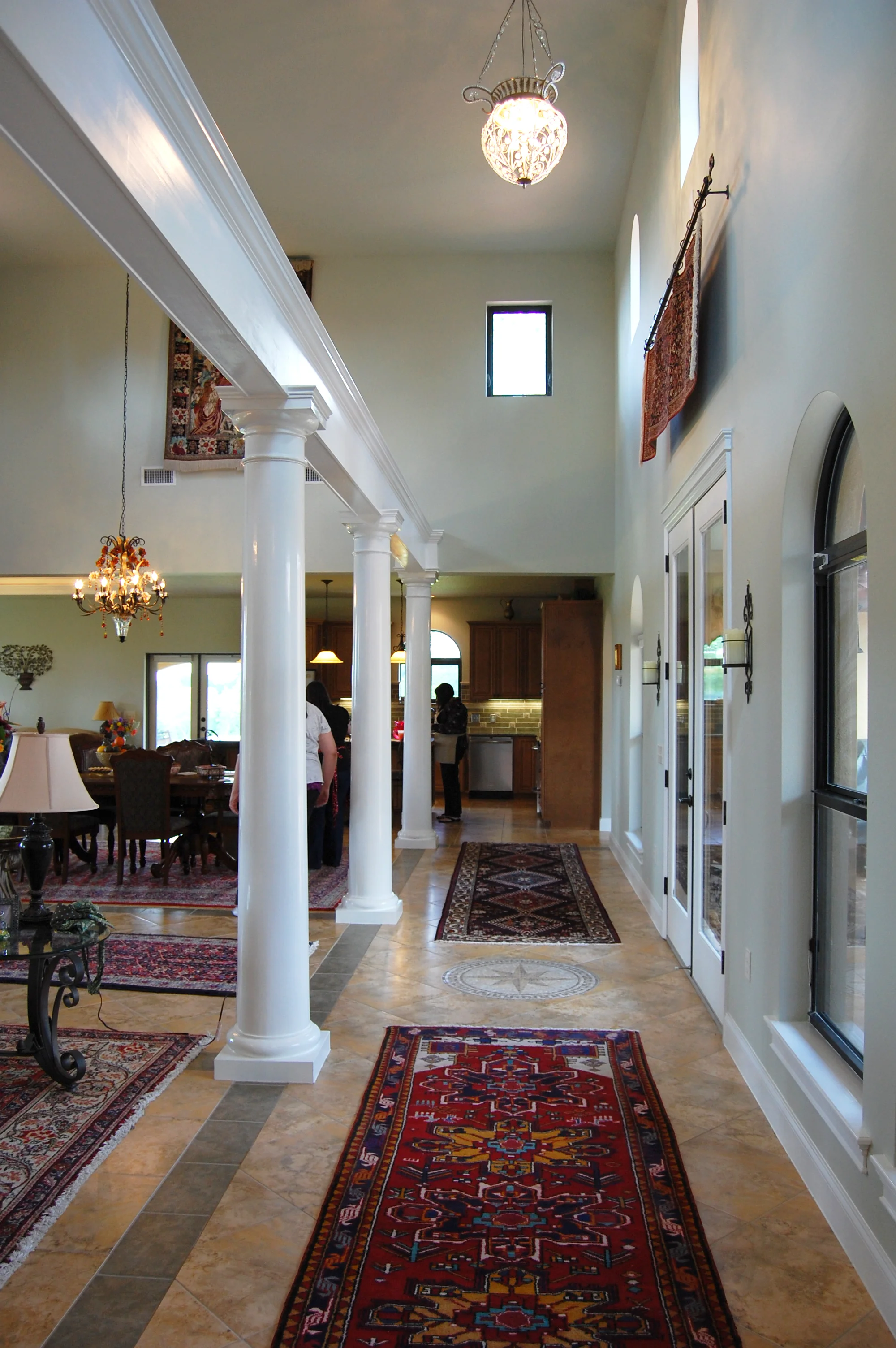  Interior view from private side of home entering public. Photo 2010. 