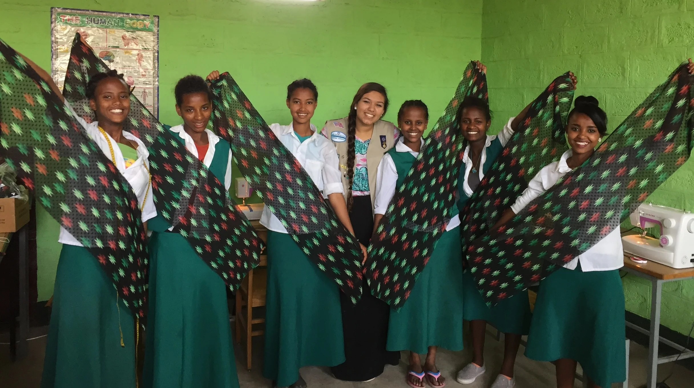 We cut our material!