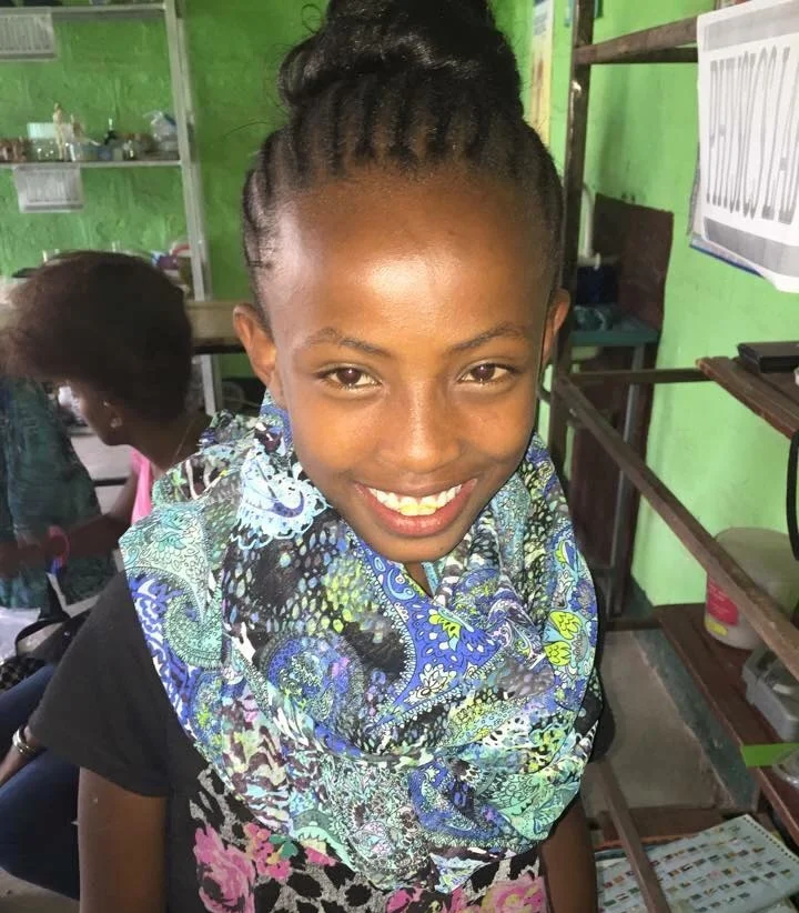Etsegenet rocking her scarves!