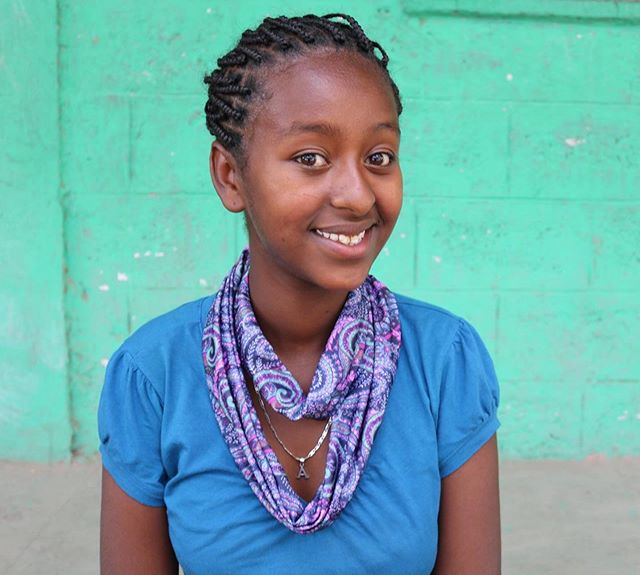 Meet Mahelet! Did you know that when you purchase a scarf you can go to our website and learn about the girl who made it? We aim to continue offering greater transparency into the story behind your Sitota Scarf. #giftsforconfidence