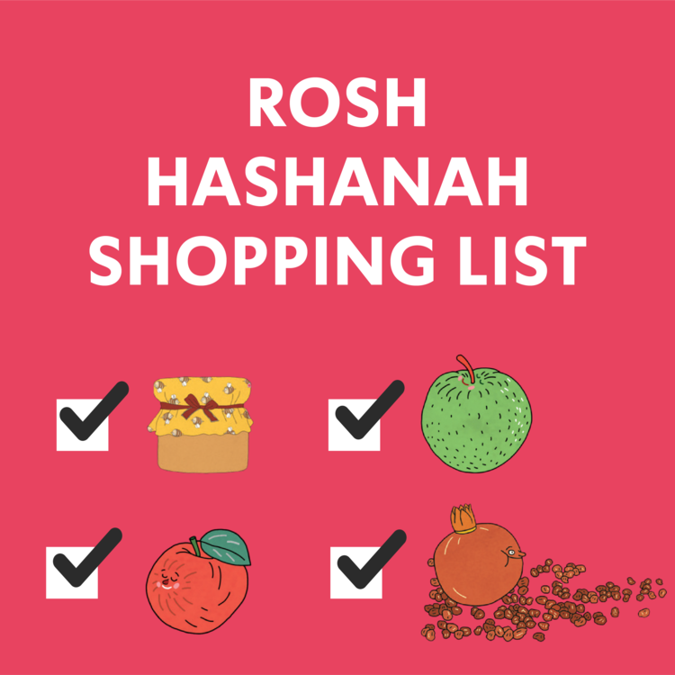 Rosh Hashanah Shopping List