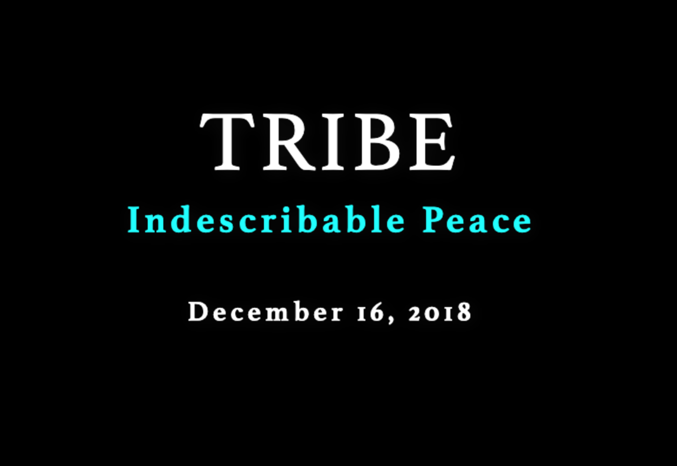 Indescribable Peace