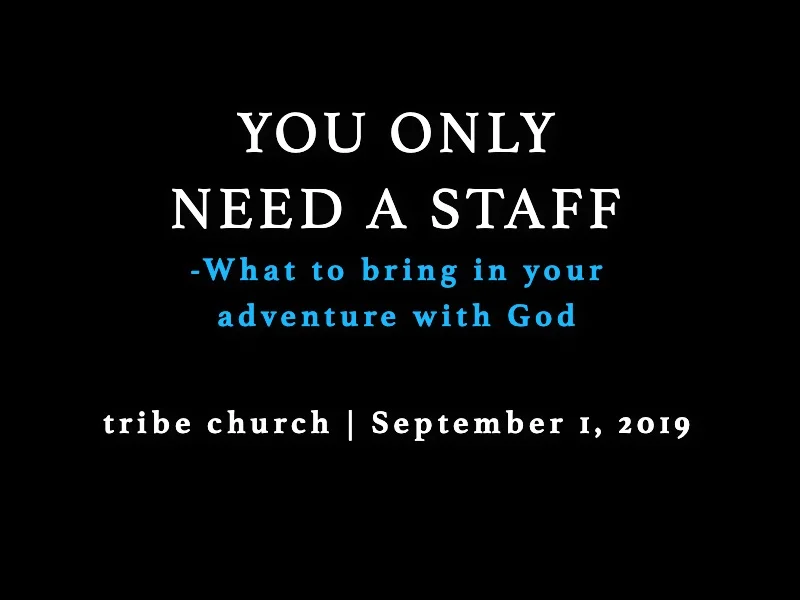 You Only Need A Staff