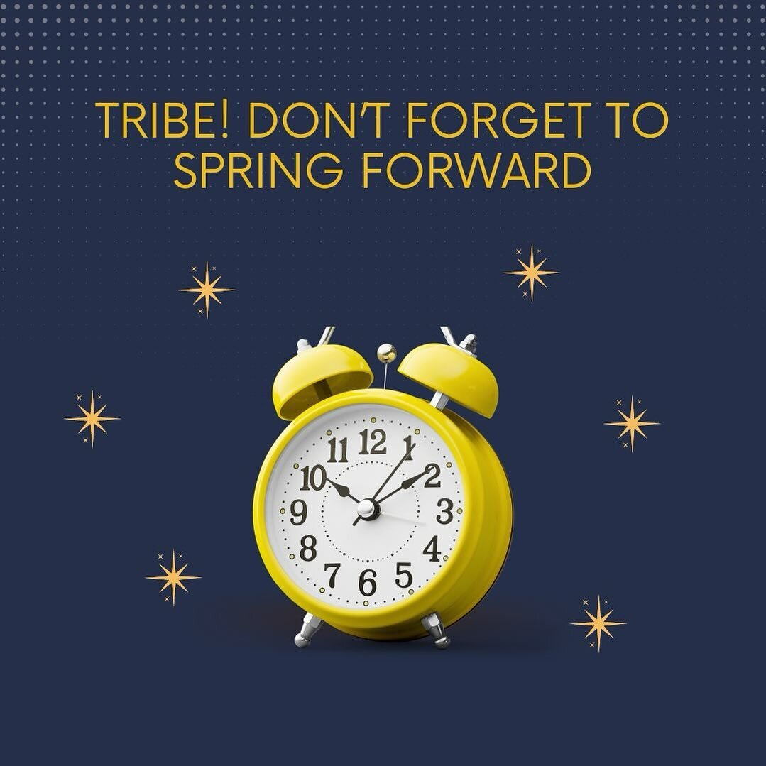 Don&rsquo;t forget to &ldquo;spring forward&rdquo; and set your clocks ahead one hour tonight!  See you all bright and early for church at 9:30 am tomorrow! ☀️