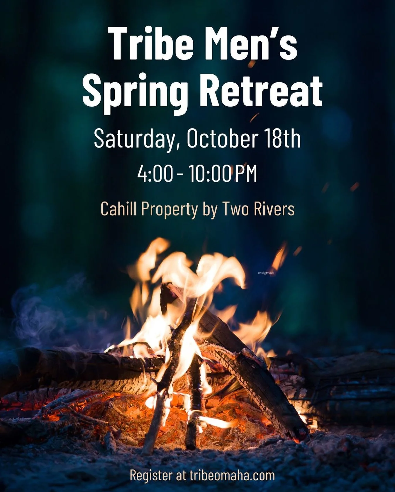 🔥 Today&rsquo;s the Day! 🔥Men, it&rsquo;s not too late to join us and sign up for Tribe&rsquo;s Fall Men&rsquo;s Retreat &mdash; happening TODAY at 4 PM-10PM!

Come enjoy an evening of connection, great food, and a bonfire under the stars.

📍 Cahi