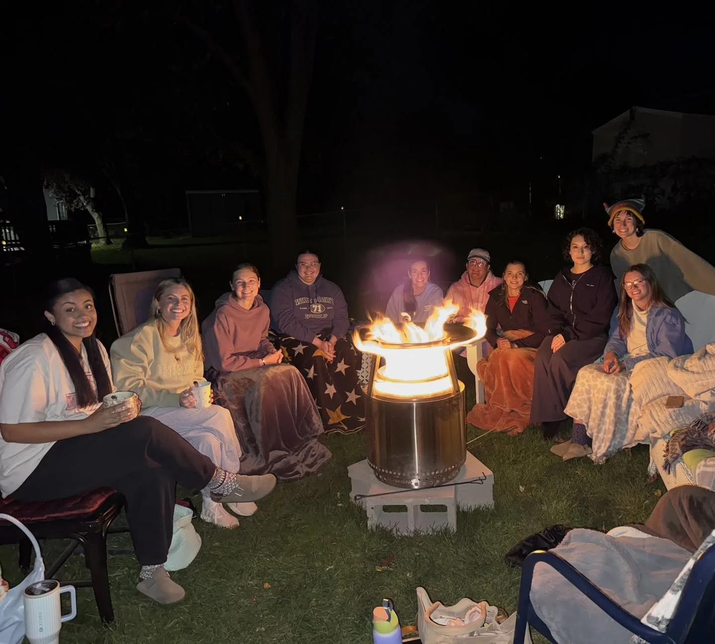 The Tribe Young Women&rsquo;s group had a wonderful evening connecting and sharing life around the fire. 🔥💛 

#TribeWomen #FirePitNight #Community