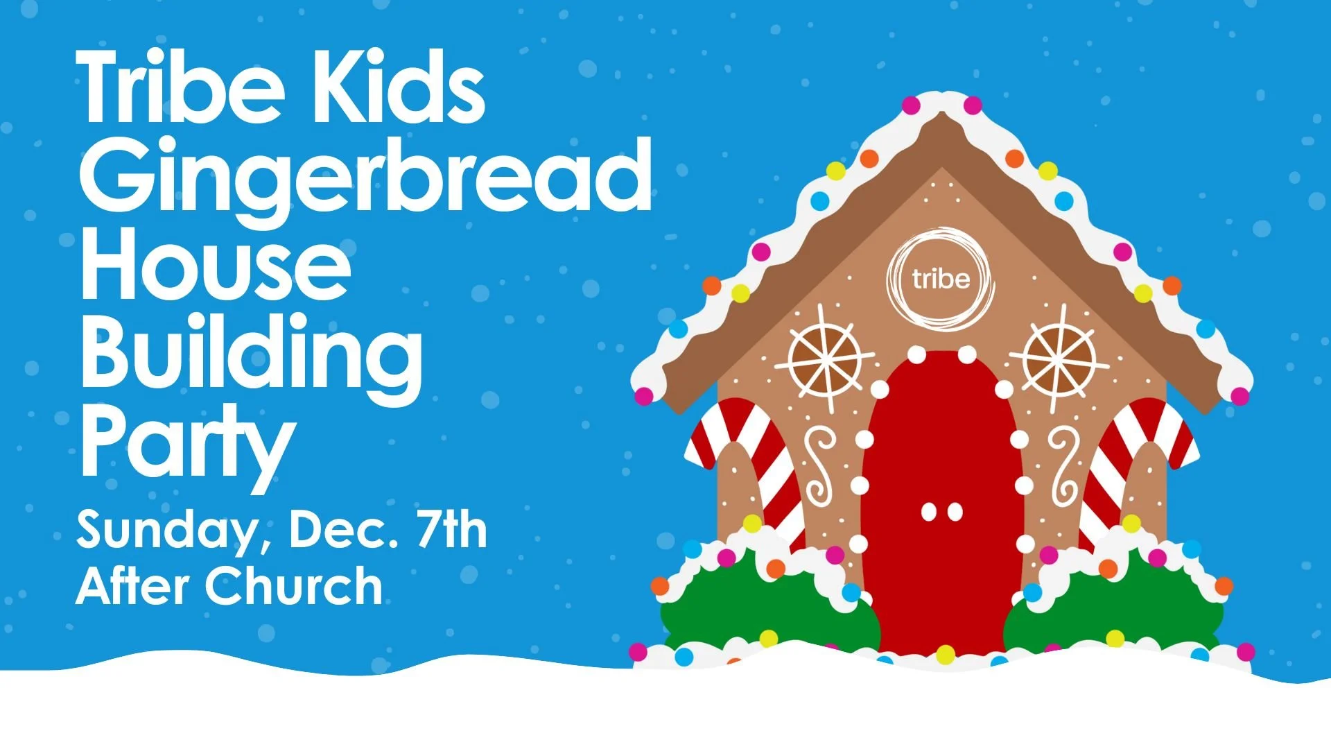 Family Gingerbread House Building Event
