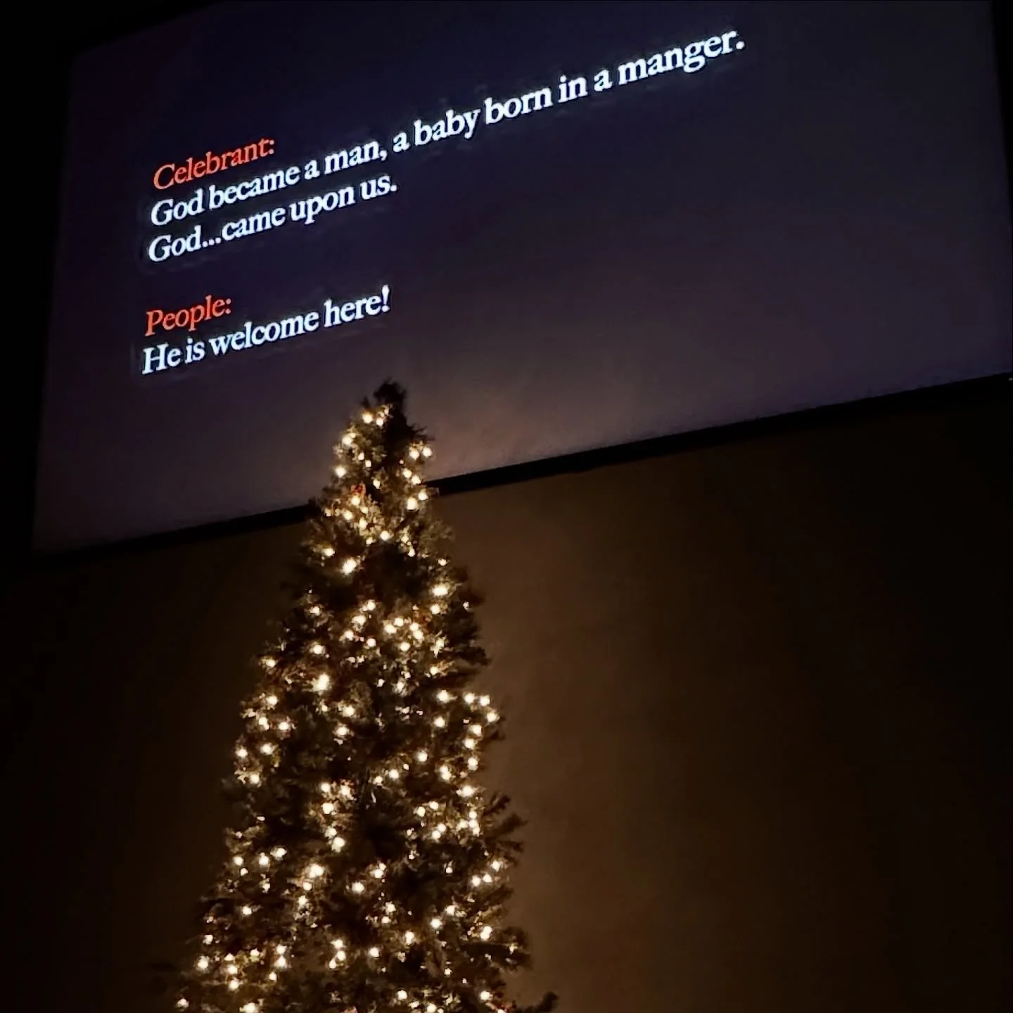 Merry Christmas from Tribe Church! 🎄✨Last night we gathered for a beautiful Christmas Eve service&mdash;singing carols, hearing the Christmas story, and celebrating the hope we have in Jesus. 

Grateful for our Tribe family and this meaningful night