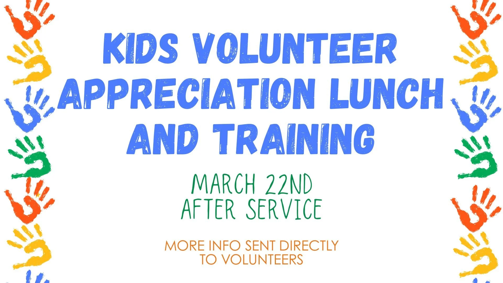  Tribe Kids Volunteer Appreciation Lunch and Training