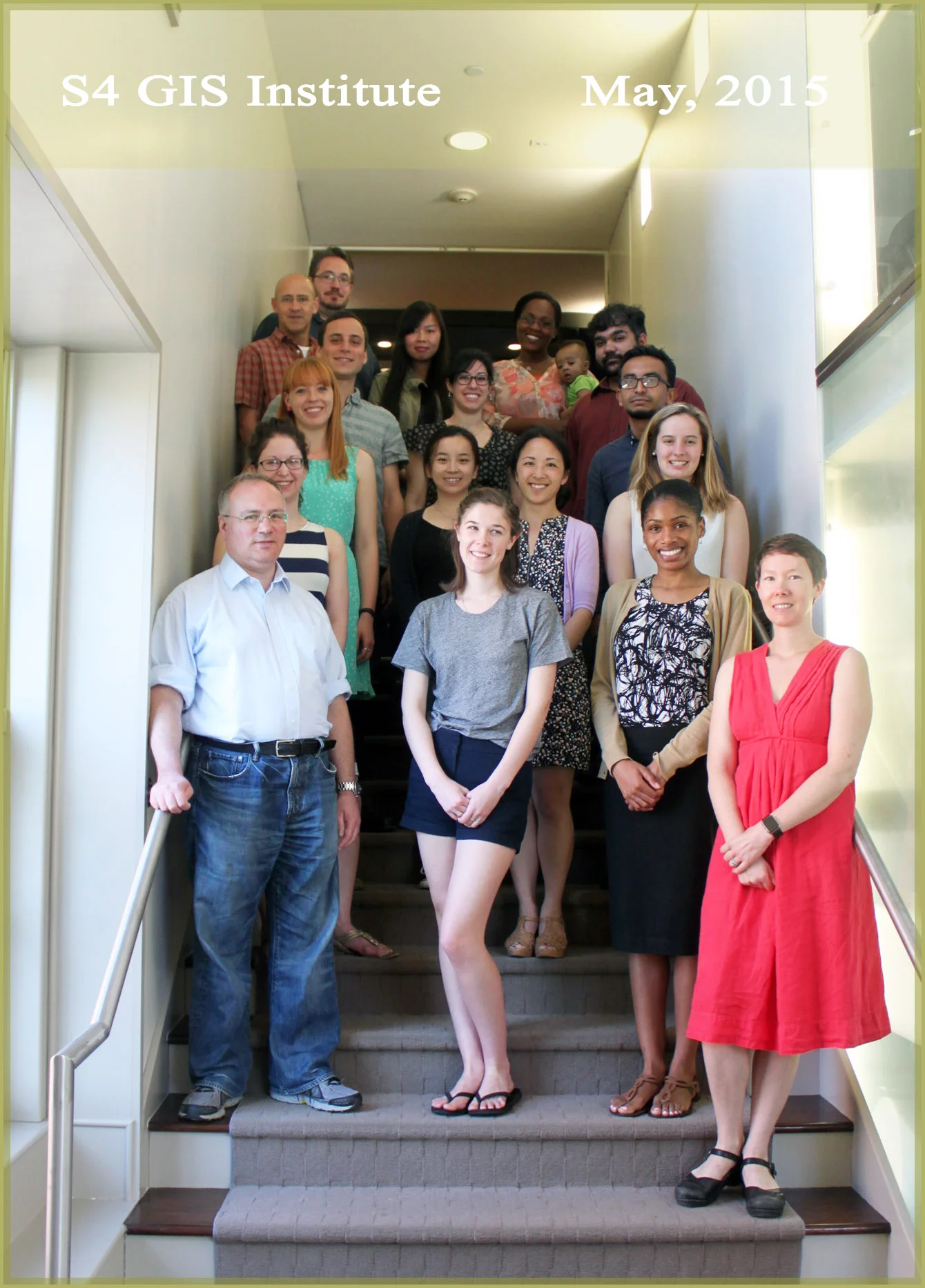 I was sick during the photo, but this was my cohort. :)