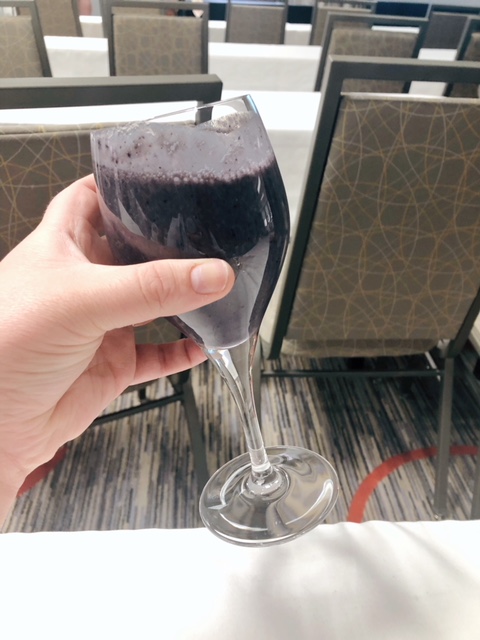 Crystal Richard provided us with a smoothie break!