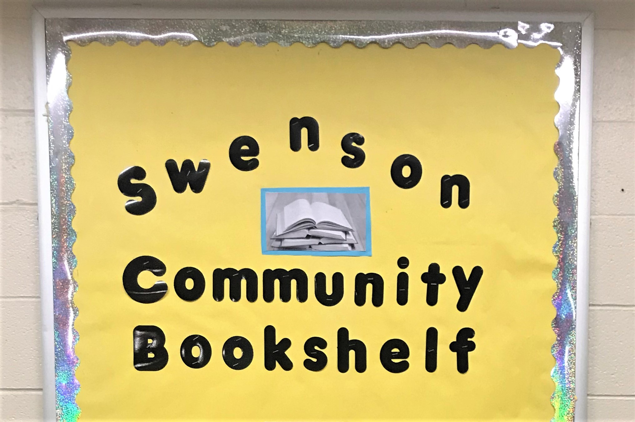 Community Bookshelf at Swenson Arts and Technology High School