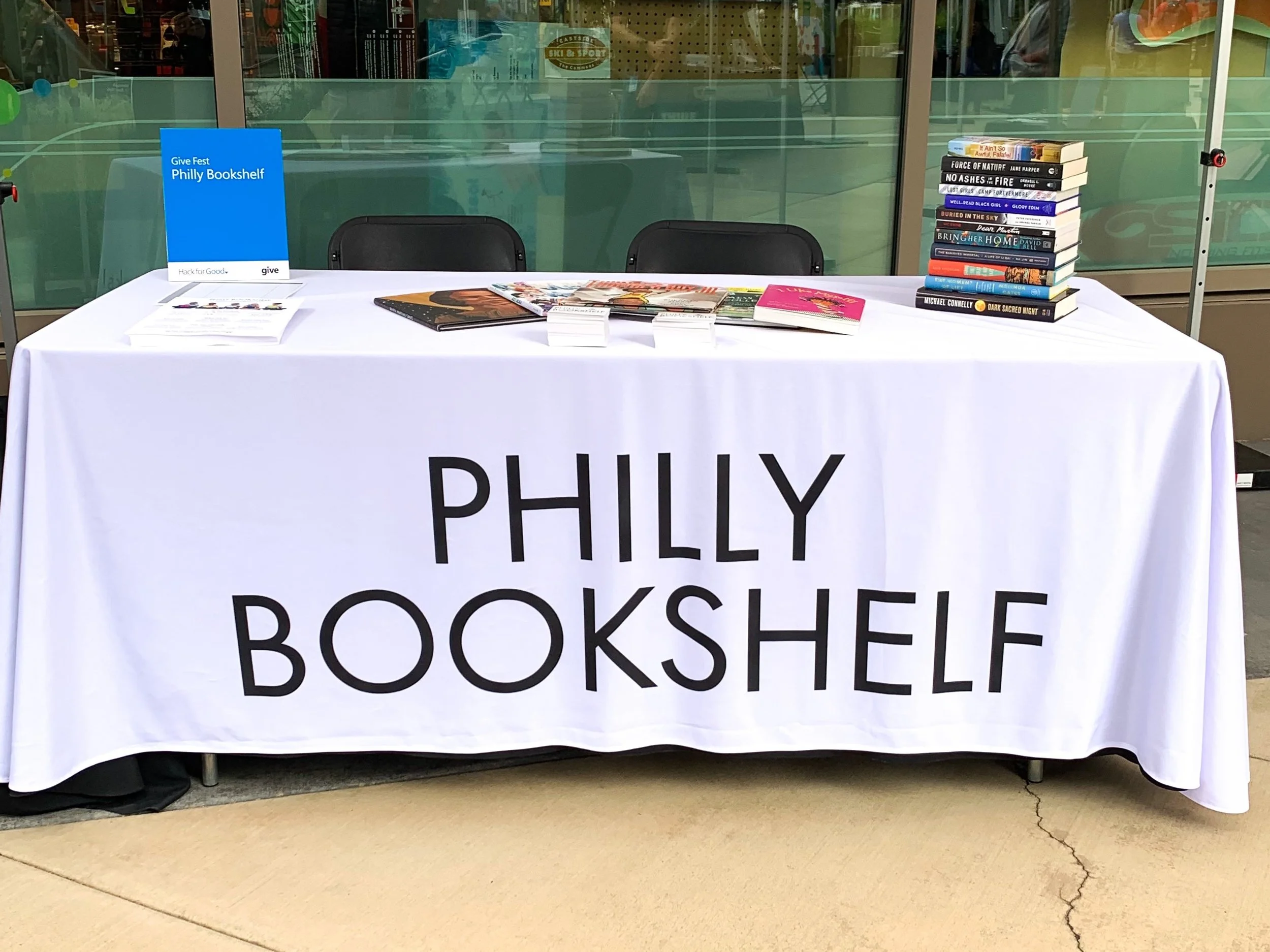 Philly Bookshelf at Microsoft Give Fest 2019