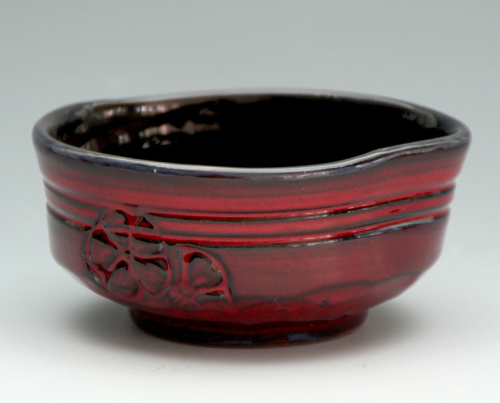 Kamakura-Red "Sakura" Chawan