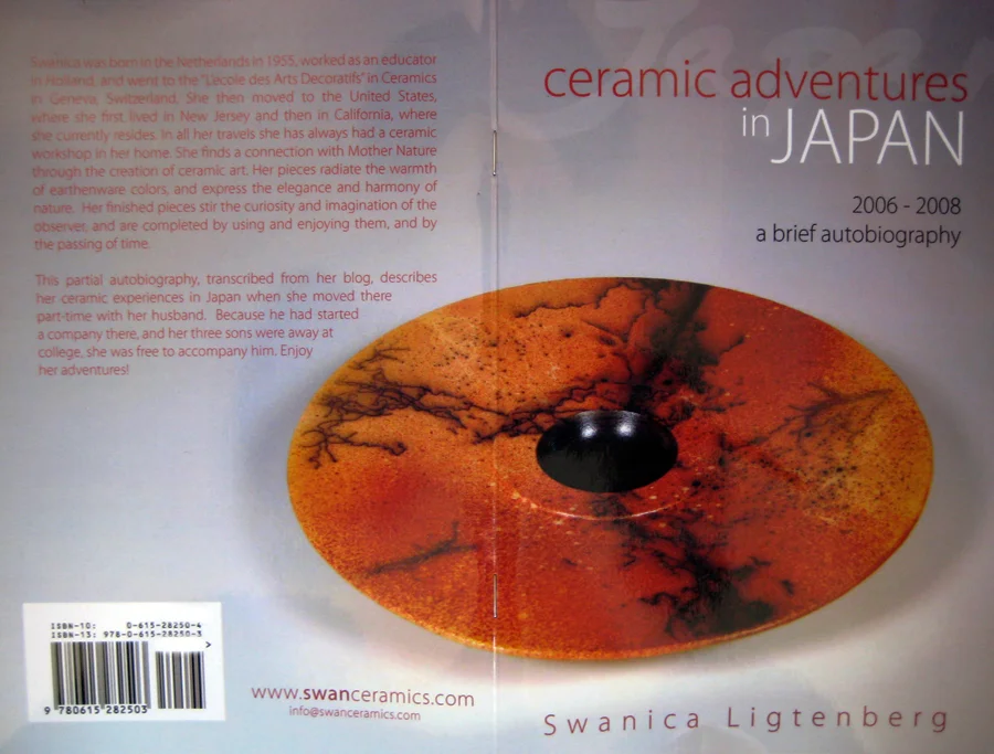 2010 May: I wrote an autobiographic booklet about my ceramic experiences since I arrived in Japan in 2006 till 2008: “Ceramic adventures in Japan”.