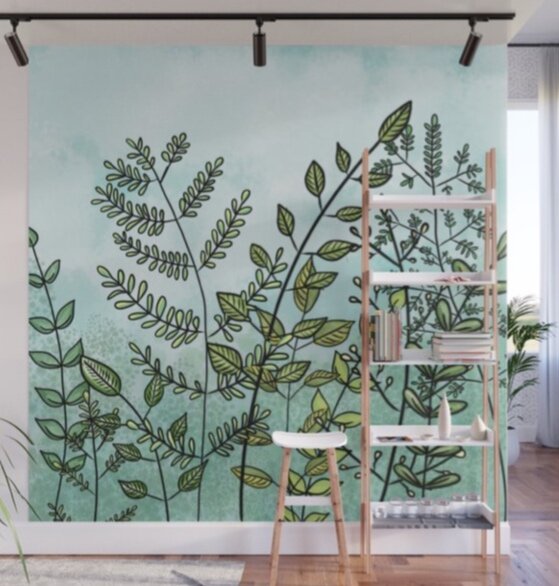 Bold Botanical as a wall mural (Copy)