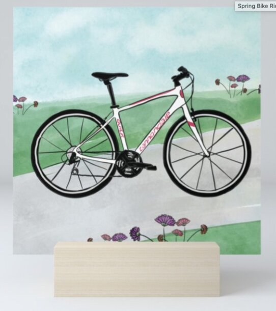 Bicycle commuter print (Copy)